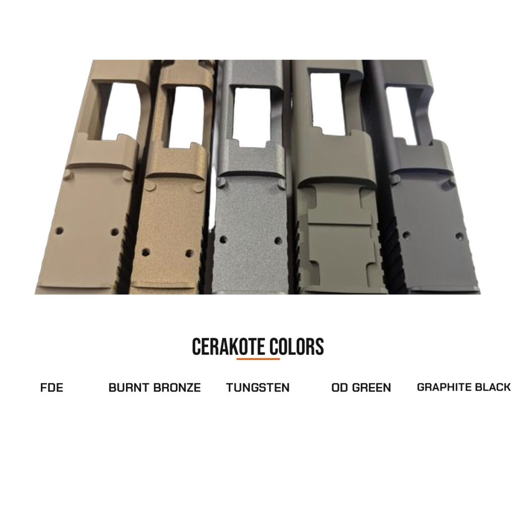 Pistol Slide – Cerakote – Finish Only (No Machining)